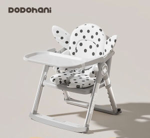Ghế ăn du lịch cho bé ghế ăn dặm gấp gọn DODOHANI Hàn Quốc hợp kim nhôm siêu nhẹ nâng hạ độ cao 4 cấp TẶNG TÚI ĐỰNG