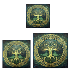 Divinations Tablecloth Tree Pattern Astrology Tarot Card Tablecloth Altars Cloth Divinations Board Game Accessory