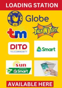 Tarpauline LOAD NA DITO (Yellow)18x24inch high quality print makapal matibay glossy waterproof