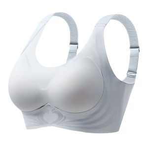 No Trace Top Womens Underwear No Steel Ring Wide Shoulder Straps Beauty Back Removal Pads Women Bra Seamless Push Up Brassiere2026