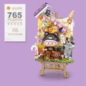 LOZ Blocks 3D Painting DIY Building Bricks Mona Lisa Luxury Panda Girl Gifts Christmas Kids Present