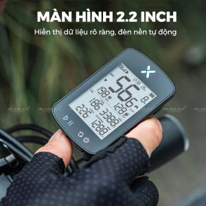 Đồng Hồ Đo Tốc Độ Xe Đạp Bike Computer G+ Plus (thế hệ 2) Không Dây GPЅ Định Vị Chống Nước IPX7 Cho Xe Đạp Đường Trường MTB - MLH