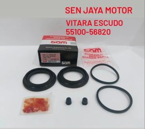 CALIPER KIT SAM KARET SEAL KIT REM CAKRAM DEPAN VITARA ESCUDO SIDEKICK 55100-56820