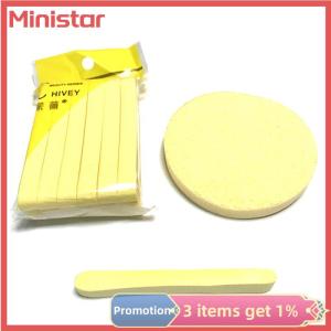 Ministar 12pcs Compressed Face Wash Wash Face Sponge Clean Face Disposable Powder Puff Face Cleaning Cotton Pad Cleansing Beauty Strip
