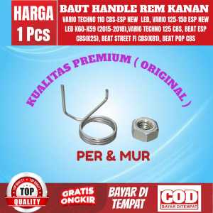 [ 1 SET ] Baut PER MUR  -Baud Handle-Handel-Hendel- Rem Kanan Vario Techno 110-125 CBS-Vario 125-150 eSP New LED K60-K59 & Beat eSP-Street-FI K81-Pop CBS kualitas ori