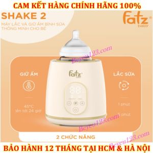 Máy lắc bình sữa điện tử thuận tiện Fatzbaby Fatz Shake 1 - FB3910HB Shake 2 - FB3911HB MGG