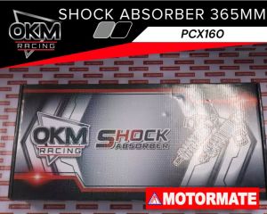 OKM SHOCK ABSORBER PCX 160 365MM TITANIUM
