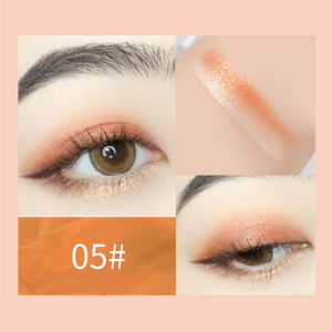 Bilian【คลังสินค้าพร้อม】Gradient Two-Tone Eye Shadow Stick Fine Glitter Pearly Earth สีกันน้ำ Sweatproof Long-Lasting High Pigmented Eye Shadow สำหรับผู้เริ่มต้น