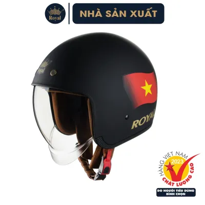 [NHÀ SẢN XUẤT] [FULL MÀU] Nón Bảo Hiểm 3 4 Royal M139 Tem Kính Âm Tiện Lợi Hàng Chính Hãng Lót Nón Tháo Rời Thiết Kế Thời Trang Tặng Kèm Túi Rút