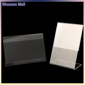 [Blossom] กรอบรูปอะคริลิคใสกรอบรูปสองด้านกรอบรูปไอดอลผู้ถือรูปถ่ายเดสก์ท็อปเครื่องประดับ