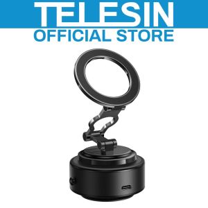 TELESIN Electric Suction Cup Mount Magnetic Phone Holder