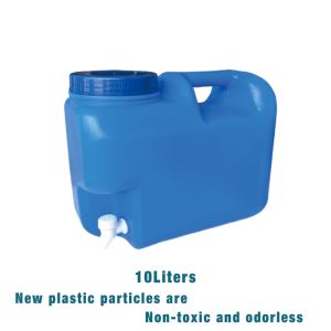 [Aignoe] 20L Slim Water Container With Faucet 5 Gallon Water Dispenser Water Gallons Bucket With Handle Cooler Bucket