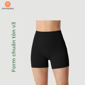 Quần Short Legging Chính Hãng AMI MEDEA Chuẩn Form Nâng Mông Co Giãn 4 Chiều Phù Hợp Tập Gym Yoga K1386