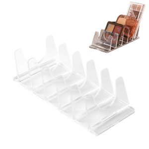 OURTOUR Acrylic Cosmetic Stand Multi-Function High-clear Eyeshadow Palette Organizer Blush Powder Storage Tray