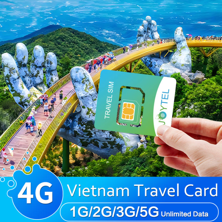 JOYTEL Vietnam Phone Card 3/5/7/15/30 day 4G mobile high-speed data ...