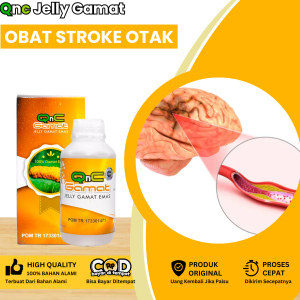 Obat Stroke Otak Stroke Batang Otak Stoke Sebelah Kiri/ Kanan Penyumbatan Darah Di Otak Kelumpuhan Otak Dengan Qnc Jelly Gamat