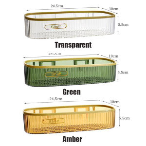 Bathroom Corner Rack Shelf Storage Rack Wall Mounted Toilet Kitchen Household Organizer Transparent Rak Bilik Mandi