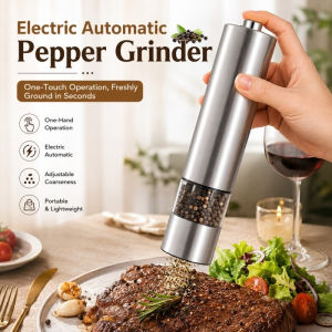 Vixplorn Electric Automatic Mill Pepper Adjustable Thickness Rechargeable Kitchen Cooking Tool Spice Grinder