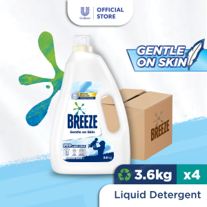 [Bundle of 4] Breeze Liquid Detergent 3.6kg Carton Deal