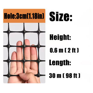 Large Size Chicken Net Plastic Fence Mesh Height Durabl Outdoor Net Orchard Protective Garden