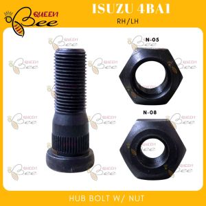 QUEEN BEE Wheel Hub Bolt drum bolt with nut for Isuzu 4BA1 RH/LH B-08