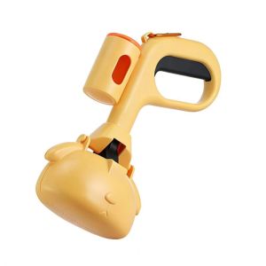 IPIE2 Portable Dog Poop Scooper Leak-Proof Non-Slip Handle Pet Waste Disposal Tool Easy Cleanup with Waste Bag Dispenser Poop Remover Outdoor Walking