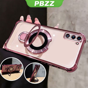 Case For SAMSUNG S20 S22 S21 Fe S21 S22 Ultra S21 S20 Plus S10 5G Phone Casing Shockproof Cover New Design Aesthetic Transparente Cute Violet With Holder For Women