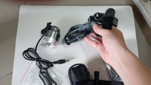 Đèn Pha Xe Đạp Leo Núi LED T6 đeo đầu hoặc gắn ghi đông Ánh Sáng Mạnh Bộ Sạc Pin 6 Giờ Đi Xe Ngoài Trời