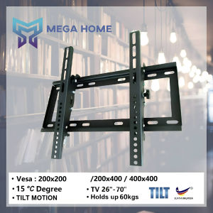 MEGA HOME 26-70 & 32-80 TV BRACKET WITH TILT MOTION (MH2670TL & MH3280TL)