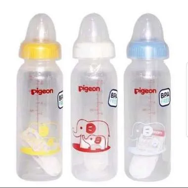 [ BISA COD ] Pigeon Paket 3 Botol Standart Neck 240 ml / botol asi / susu / nipple / niple / bpa free