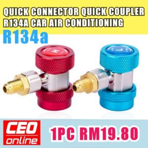 CEO 🇲🇾 R134a Car Adapter Quick Connector High Low Pressure Adapter Valve Tool Air Conditioning Car Accessories Kereta