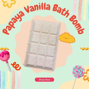 PETITUDO NATURAL GO-GO Pet  Bath Bomb (Approx. 80gm). Safe for dogs and cats. natural ingredients. Support Local.