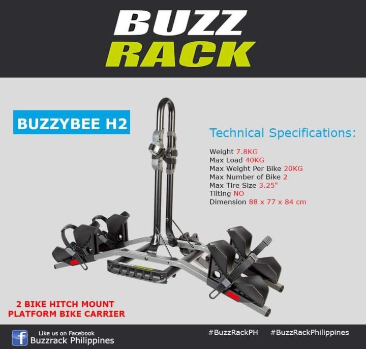 GENUINE BUZZ RACK BUZZYBEE H2 Bicycle Rack (2