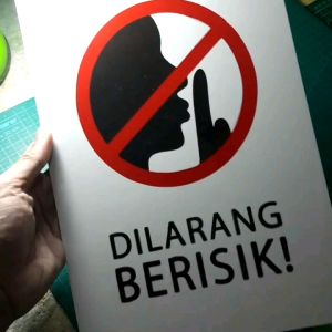 Papan Tanda Dilarang Berisik Prohibition Sign Hiasan Dinding Wall Sign Hiasan Dinding Gaya Shabby Chic Material Mdf Berkualitas Ukuran 20X30 Cm Desain Vintage Dan Kontemporer - Lazada