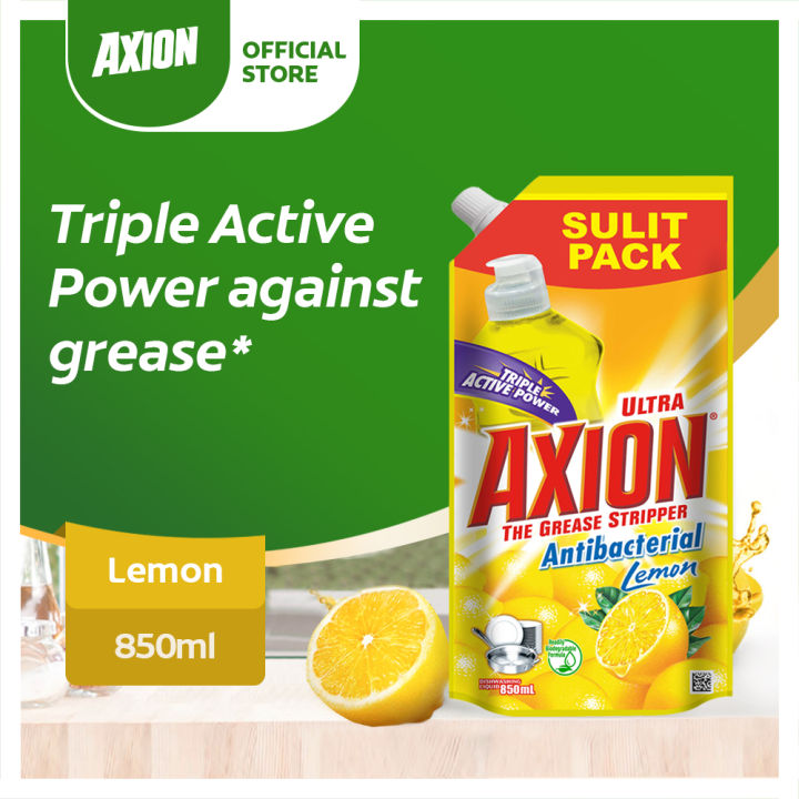 [24 hour Germ Kill] Axion Antibacterial Dishwashing Liquid Doy Pack