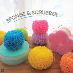 8ECEMBER - NANO SCRUBBER CLEANING BALL - นาโนลูกบอลขัดอเนกประสงค์สําหรับใช้ในครัวเรือน เครื่องครัว ฝอยขัดหม้อ ใยขัดภาชนะ อุปกรณ์ขัดทําความสะอาดภาชนะ