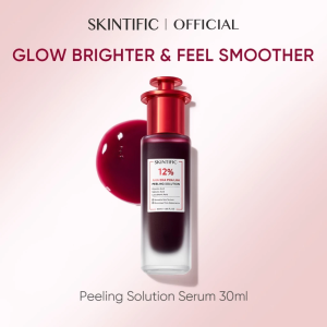 [Best Seller] SKINTIFIC AHA BHA PHA LHA Peeling Solution Serum 30ml - Whitening Brightening Dark Spots Acne