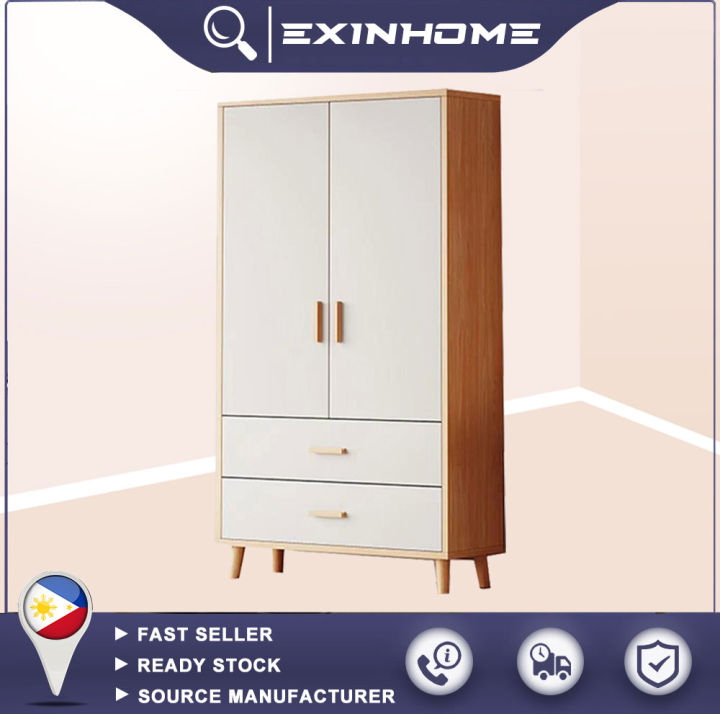 EXINHOME Wardrobe Clothes Storage Cabinet | Lazada PH