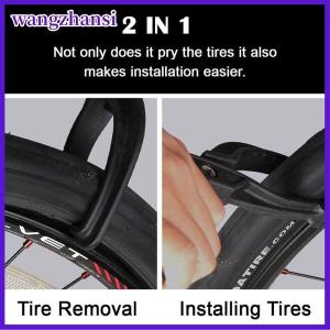 wangzhansi เครื่องถอดยางจักรยาน ที่หนีบยางจักรยานเสือภูเขา คีมซ่อมยาง ดุมล้อที่ไม่เสียหาย ที่ยึดยาง และเครื่องมือซ่อม