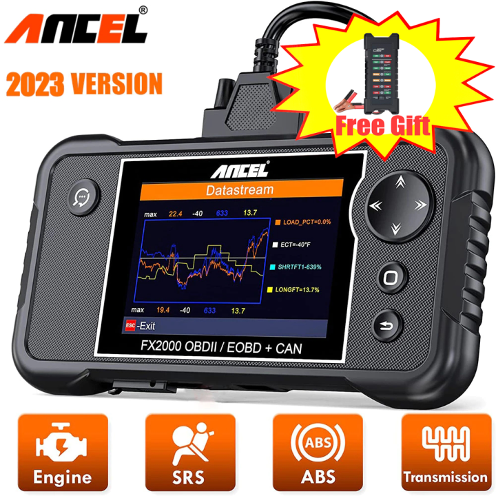 ANCEL OBD2 Scanner fx2000 Check Engine/ABS/SRS Transmission/AT