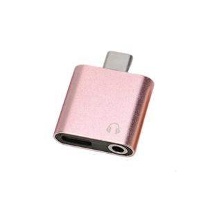 Type C Charging Sound Adapter 3.5mm Headphone Fast Charging Aluminum Alloy Construction for Simultaneous Charging