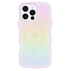 Kate Spade New York iPhone 16 Pro Max Wavy Opal Iridescent MagSafe Compatible Case