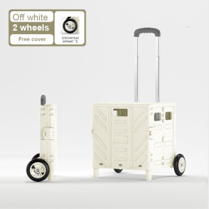 SAFARI 75L Multifunctional Folding Shopping Cart Flat Pull Cart Trailer Trolley Grocery Cart Pet Cart Stall Trolley Express Trolley Cart Storage Cart Utility Cart