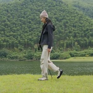 Qiaodan Women Hiking Shoes Waterproof Anti Slip Leather Lightweight Outdoor Sports QXF192254902