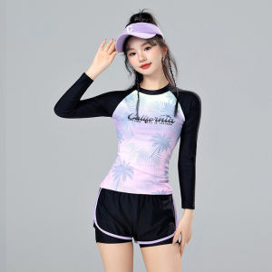 Đồ Bơi Cho Bé Gái Bộ Bơi Mẹ Và Bé Habi Fashion HB2406 Họa Tiết California Chất Liệu Co Giãn Cho Bé Từ 18-66kg