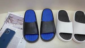 [Free Shipping] WomenS Summer Outdoor Slippers With Thick Soles Wedge Heels CoupleS Platform EVA Beach Two-Tone Sports Sandals