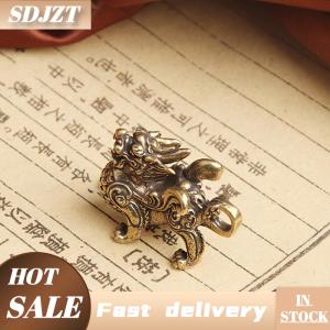 SDJZT Tượng nhỏ đồ trang trí phong cách Trung Quốc Thịnh Vượng bằng đồng thau giàu có trang trí phong cách phong cách phong cách phong thủy