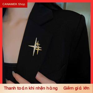 CS Đơn giản cá tính sao cao cấp cảm giác Trâm dễ thương hợp thời trang Thiết kế áo ngực thời trang pin cho buổi tối tiệc phù hợp với đồ trang sức biểu tượng
