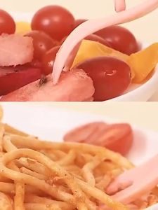 Mumystation 2pcs/Set Sendok Garpu makan Anak bayi alat makan anak bayi balita