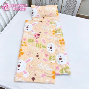Túi ngủ cho bé mùa hè vải Tencel cao cấp mềm mại siêu mát với nhiều họa tiết đáng yêu (tặng kèm túi)